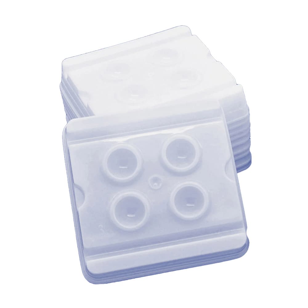 Top Quality Manufacturing 4-Well Disposable Mixing Wells, White, 200/Box - Top Quality Manufacturing 4-Well Disposable Mixing Wells, White 200/Box - Image 1
