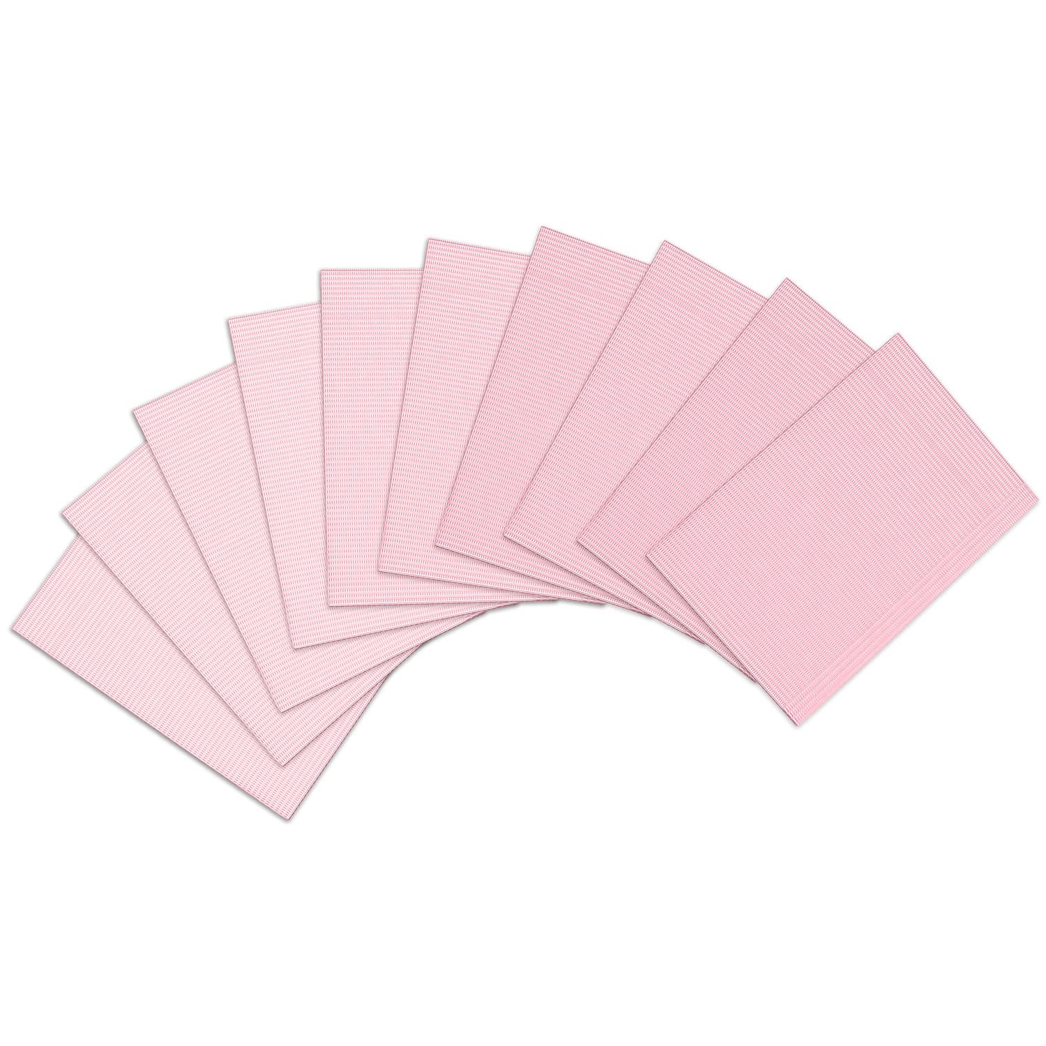 Top Quality Manufacturing 2-Ply Paper/1-Ply Poly Patient Bibs, 13" x 18", Pink, 500/Case - Top Quality Manufacturing 2-Ply Paper/ 1-Ply Poly Bibs, 13" x 18", Pink, 500/Case - Image 1