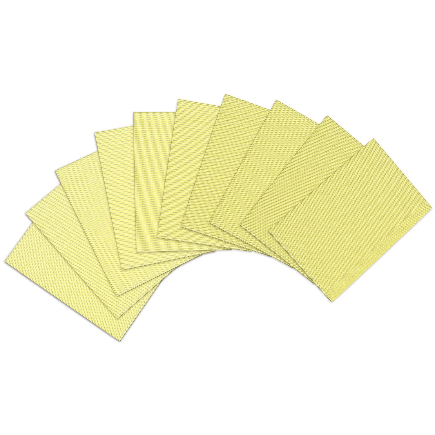 Top Quality Manufacturing 2-Ply Paper/1-Ply Poly Patient Bibs, 13" x 18", Yellow, 500/Case - Top Quality Manufacturing 2-Ply Paper/ 1-Ply Poly Bibs, 13" x 18", Yellow, 500/Case - Image 1