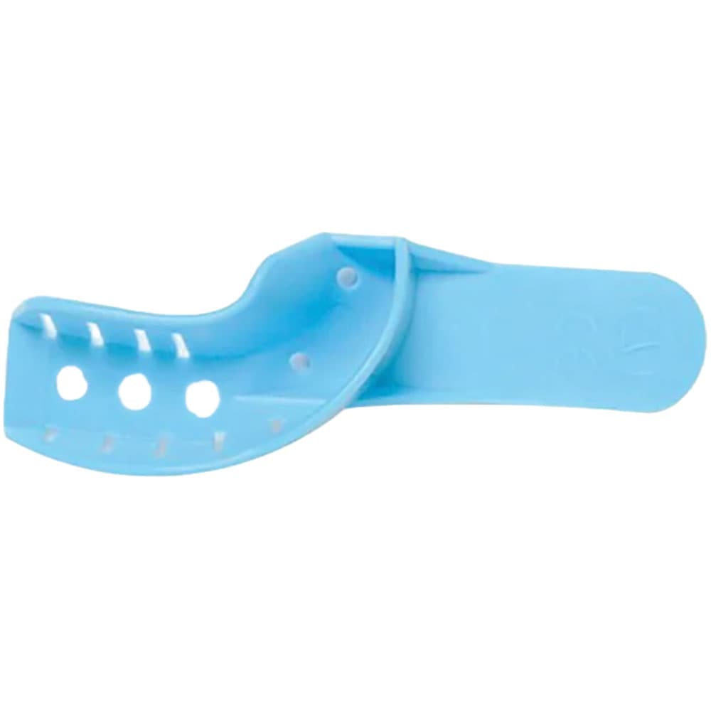 Top Quality Manufacturing #7 Perforated Impression Trays, Upper Left/Lower Right, Disposable, 12/Pk - Top Quality Manufacturing #7 Upper Left, Lower Right Perforated Impression Trays, 12/Pk - Image 1