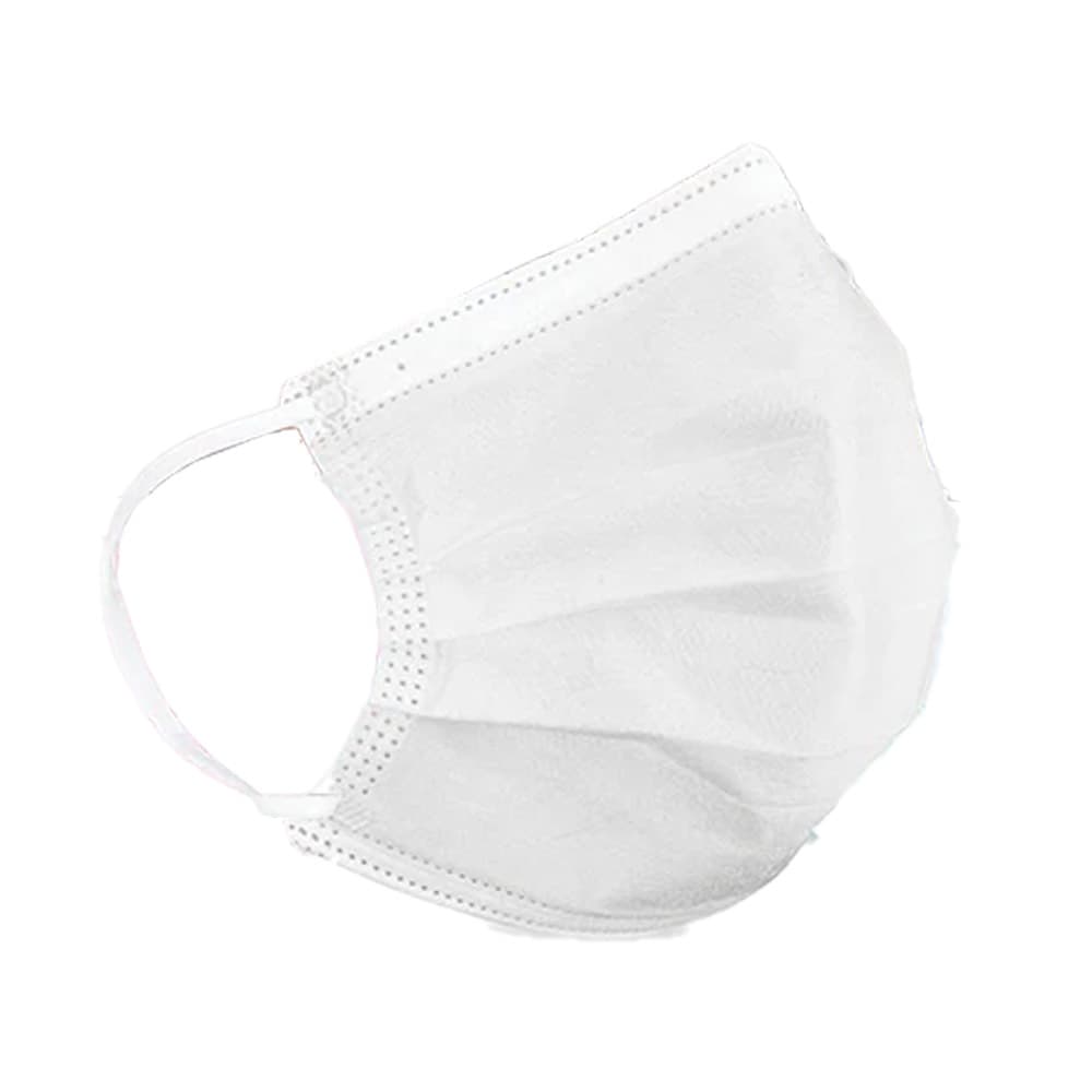 Top Quality Manufacturing 4-Ply ASTM Level 3 Earloop Face Mask, White, 50/Box - Top Quality Manufacturing 4-Ply ASTM 3 Earloop Face Mask, White, 50/Box - Image 1