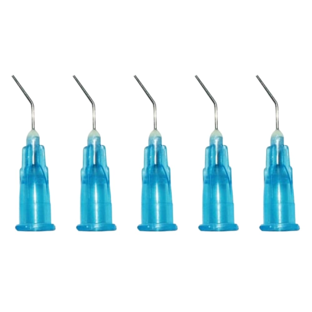 Top Quality Manufacturing Pre-Bent Needle Applicator Tips, 25ga, Blue, 100/Pk - Top Quality Manufacturing Pre-Bent Needle Applicator Tips, 25ga, Blue, 100/Pk - Image 1