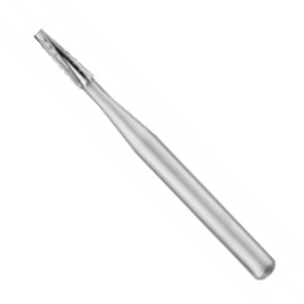 TriRockDental FG #701 SL (Surgical Length) Taper Flat End Crosscut Fissure Carbide Burs, Single Use, 100/Pk - TriRockDental FG #701 SL (Surgical Length) Taper Flat End Crosscut Fissure Carbide Burs, Single Use, 100/Pk - Image 1