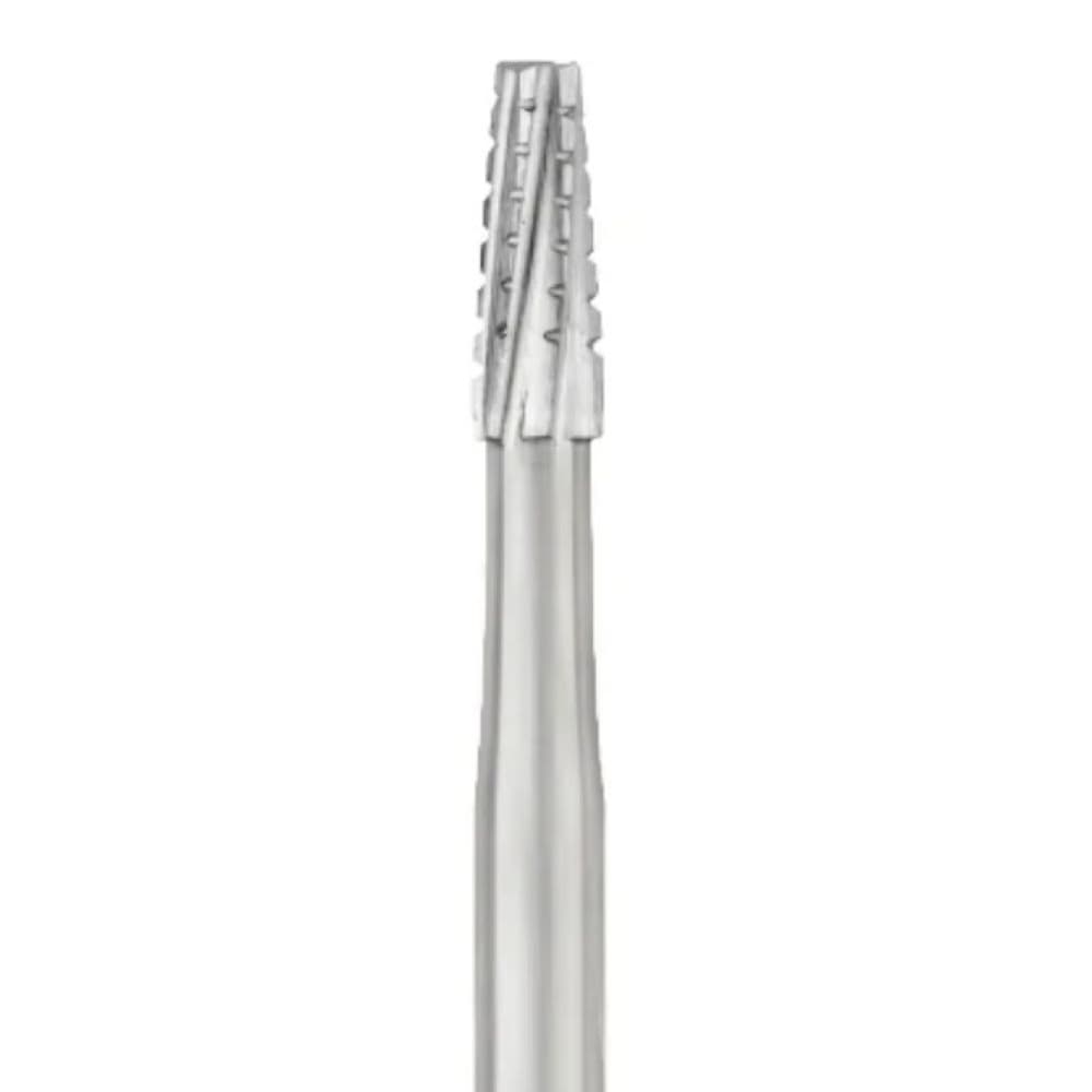 TriRockDental FG #703 SL (Surgical Length) Taper Flat End Crosscut Fissure Carbide Burs, Single Use, 10/Pk - TriRockDental FG #703 SL (Surgical Length) Taper Flat End Crosscut Fissure Carbide Burs, Single Use, 10/Pk - Image 1