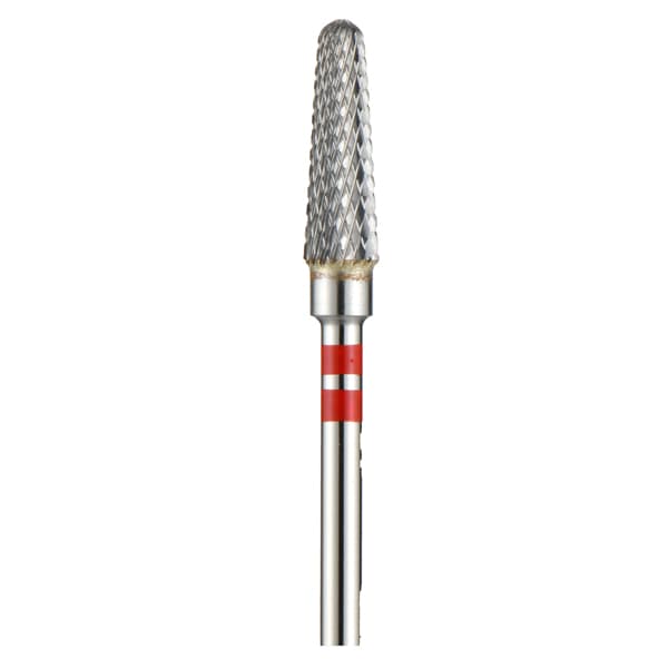 TriRockDental #47XF Laboratory Bur, Fine 4mm Head, Taper Shape, Diamond Cut, HP Shank, 1/Pk - TriRockDental #47XF, Fine 4mm Head Taper Shape - Diamond Cut 1/Pk - Image 1