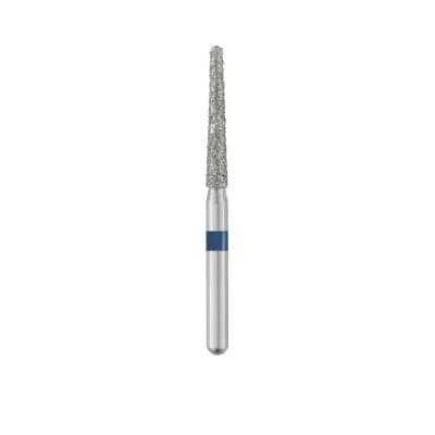 TriRockDental FG #850-016 Medium, Round End Taper, Multi-Use Diamond Bur, 25/Pk - TriRockDental FG #850-016 Medium, Round End Taper, Multi Use Diamond, 25/Pk - Image 1
