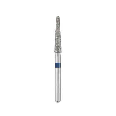 TriRockDental FG #850-021 Medium, Round End Taper, Multi-Use Diamond Bur, 25/Pk - TriRockDental FG #850-021 Medium, Round End Taper, Multi Use Diamond, 25/Pk - Image 1