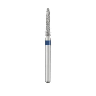 TriRockDental FG #856-016 Medium, Round End Taper, Multi-Use Diamond Bur, 25/Pk - TriRockDental FG #856-016 Medium, Round End Taper, Multi Use Diamond, 25/Pk - Image 1