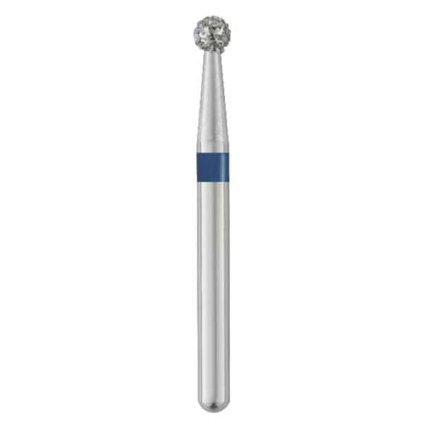 TriRockDental FG #801-018 Medium, Round, Multi-Use Diamond Bur, 25/Pk - TriRockDental FG #801-018 Medium, Round, Multi Use Diamond, 25/Pk - Image 1