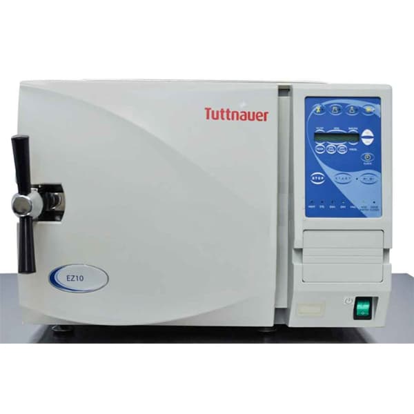 Tuttnauer EZ10 Fully Automatic Autoclave, 6 Gallon (23L), Refurbished, No Printer - REFURBISHED Tuttnauer EZ10 Autoclave - 6 Gallon, Fully Automatic - Image 1