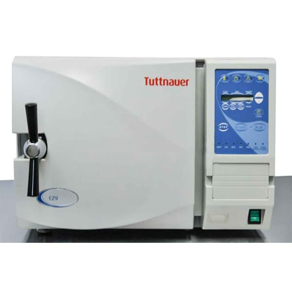 Tuttnauer EZ9 Fully Automatic Autoclave, Refurbished, 5 Gallon Chamber, 3 Trays, No Printer - REFURBISHED Tuttnauer EZ9 Autoclave - 5 Gallon, Fully Automatic - Image 1
