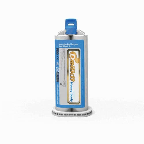 Delikit Heavy Body VPS Impression Material, Regular Set, 4 x 50 mL Cartridges - Delikit Heavy Body, Regular Set 4 - 50 mL Cartridges VPS Impression Material - Image 1