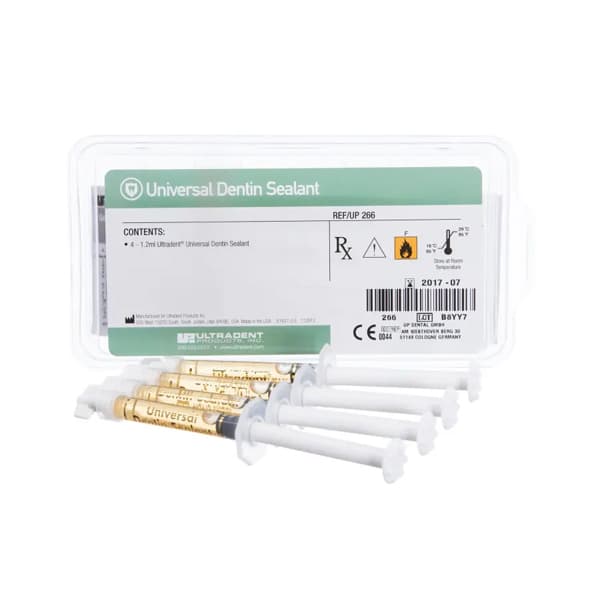 Ultradent Universal Dentin Sealant Refill, Biocompatible Nonpolymerizable, 4 x 1.2 mL Syringes, 266 - Ultradent Universal Dentin Sealant Refill: 4 X 1.2 Ml syrs. Biocompatible Nonpolymerizable, 266 - Image 1