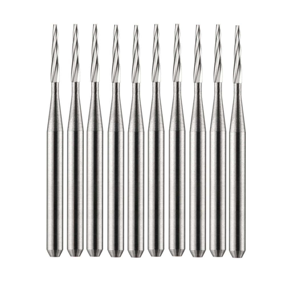 Vakker FG #169L (Long) Taper Fissure Carbide Burs, 10/Pk - Vakker FG #169L (Long) Taper Fissure Carbide Burs, 10/Pk - Image 1