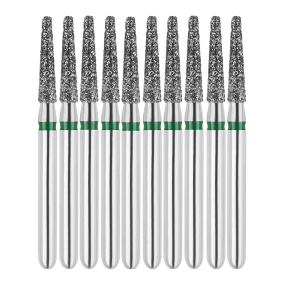 Vakker FG #846.016 Coarse Grit Flat End Taper Diamond Bur, 10/Pack - Vakker FG #846.016 Coarse Grit Flat End Taper Diamond Bur, 10/Pk - Image 1