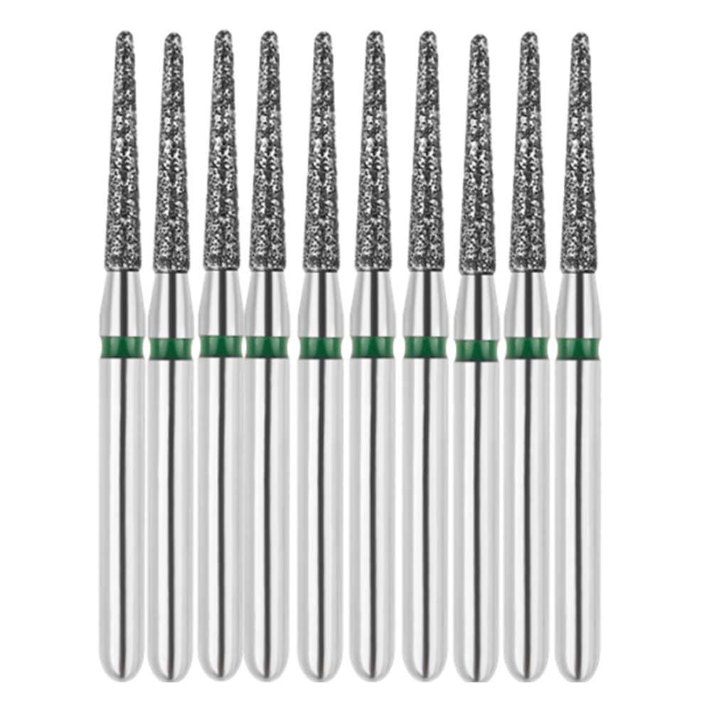 Vakker FG #847.012 Coarse Grit Flat End Taper Diamond Bur, 10/Pack - Vakker FG #847.012 Coarse Grit Flat End Taper Diamond Bur, 10/Pk - Image 1