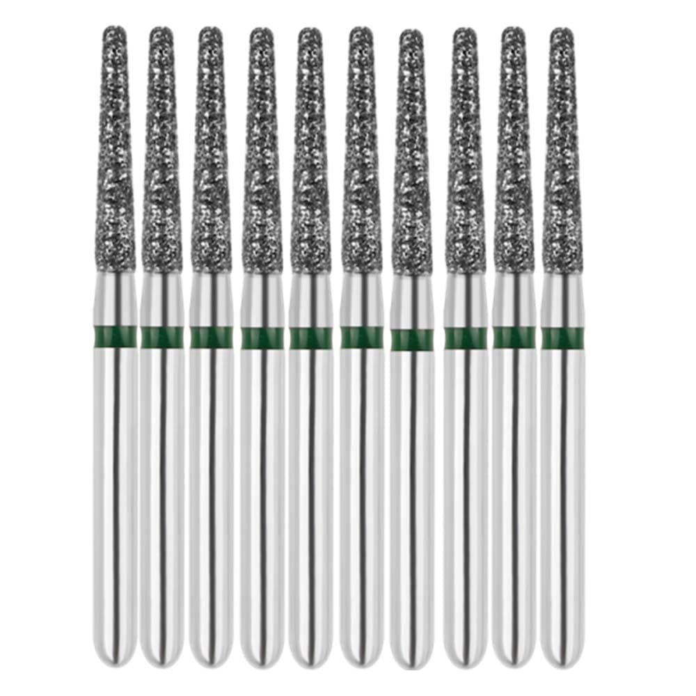 Vakker FG #847.014 Coarse Grit Flat End Taper Diamond Bur, 10/Pk - Vakker FG #847.014 Coarse Grit Flat End Taper Diamond Bur, 10/Pk - Image 1