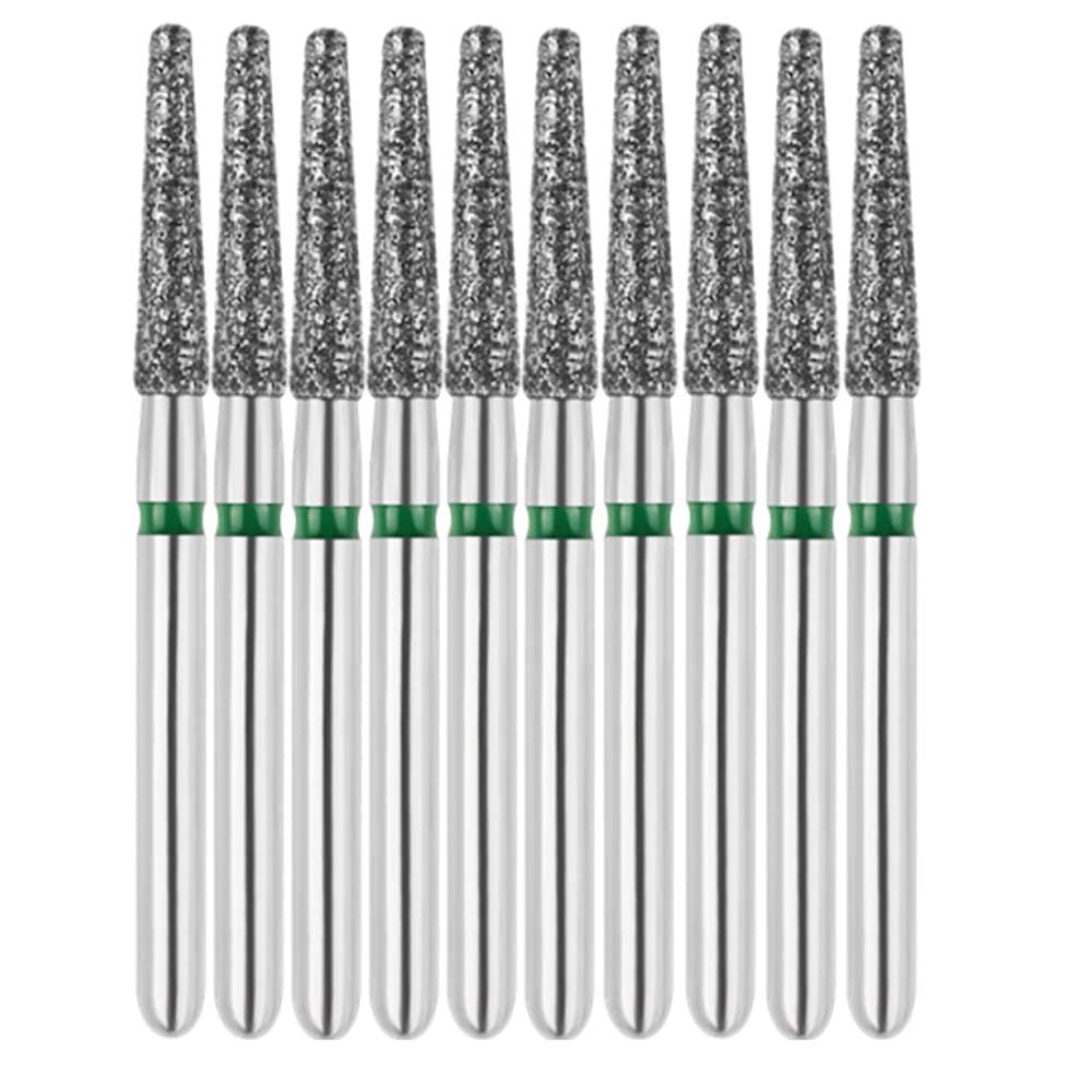 Vakker FG #847.016 Coarse Grit Flat End Taper Diamond Bur, 10/Pk - Vakker FG #847.016 Coarse Grit Flat End Taper Diamond Bur, 10/Pk - Image 1