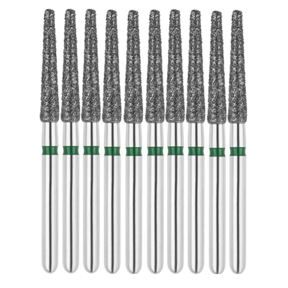 Vakker FG #848.018 Coarse Grit Flat End Taper Diamond Bur, 10/Pk - Vakker FG #848.018 Coarse Grit Flat End Taper Diamond Bur, 10/Pk - Image 1