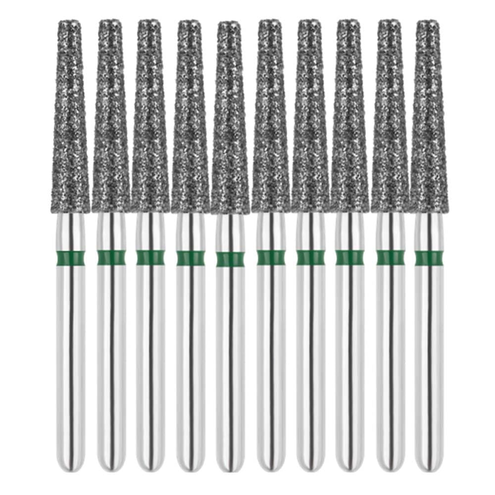 Vakker FG #848.021 Coarse Grit Flat End Taper Diamond Bur, 10/Pk - Vakker FG #848.021 Coarse Grit Flat End Taper Diamond Bur, 10/Pk - Image 1