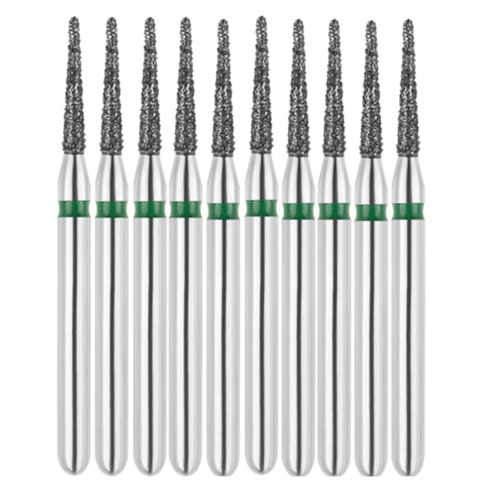 Vakker FG #852.010 Coarse Grit Christmas Tree Shaped Diamond Bur, 10/Pk - Vakker FG #852.010 Coarse Grit Christmas Tree Shaped Diamond Bur, 10/Pk - Image 1