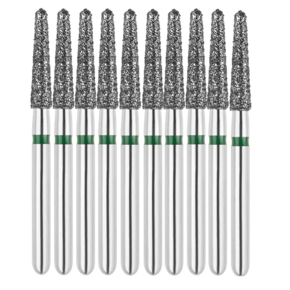Vakker FG #855L.018 Coarse Grit Round End Taper Diamond Bur, 151 µm, 10/Pk - Vakker FG #855L.018 Coarse Grit Round End Taper Diamond Bur, 10/Pk - Image 1