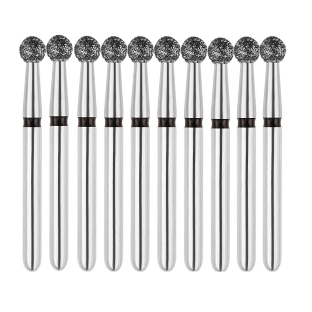 Vakker FG #801.022 Super Coarse Grit Round Diamond Bur, 181 µm, 2.2mm Head, 10/Pk - Vakker FG #801.022 Super Coarse Grit Round Diamond Bur, 10/Pk - Image 1