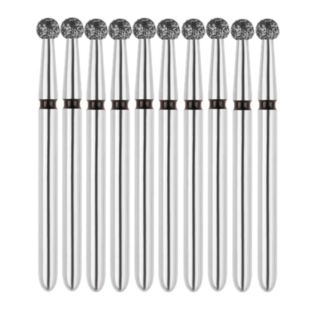 Vakker FG #801L.018 Super Coarse Grit Round Diamond Bur, 1.8mm Head, 22mm Overall Length, 10/Pk - Vakker FG #801L.018 Super Coarse Grit Round Diamond Bur, 10/Pk - Image 1