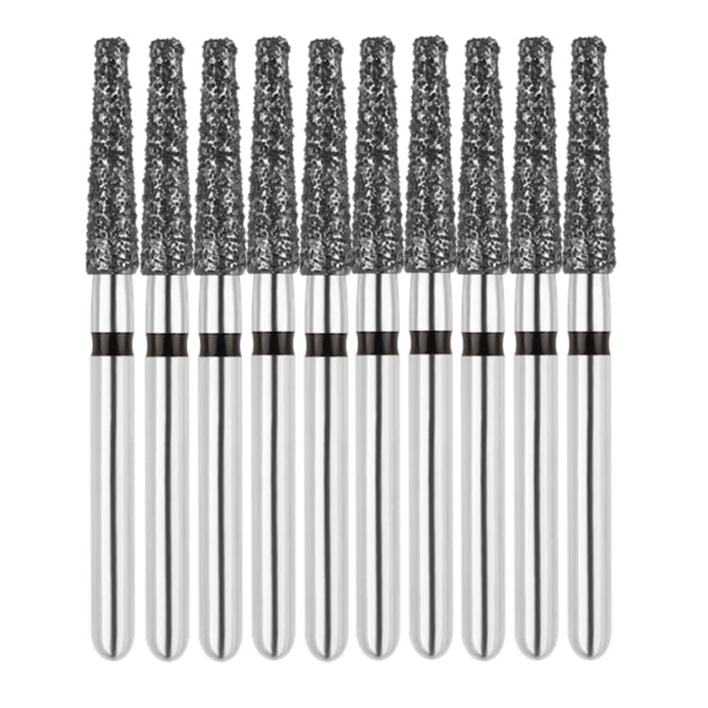 Vakker FG #847.018 Super Coarse Grit Flat End Taper Diamond Bur, 10/Pk - Vakker FG #847.018 Super Coarse Grit Flat End Taper Diamond Bur, 10/Pk - Image 1