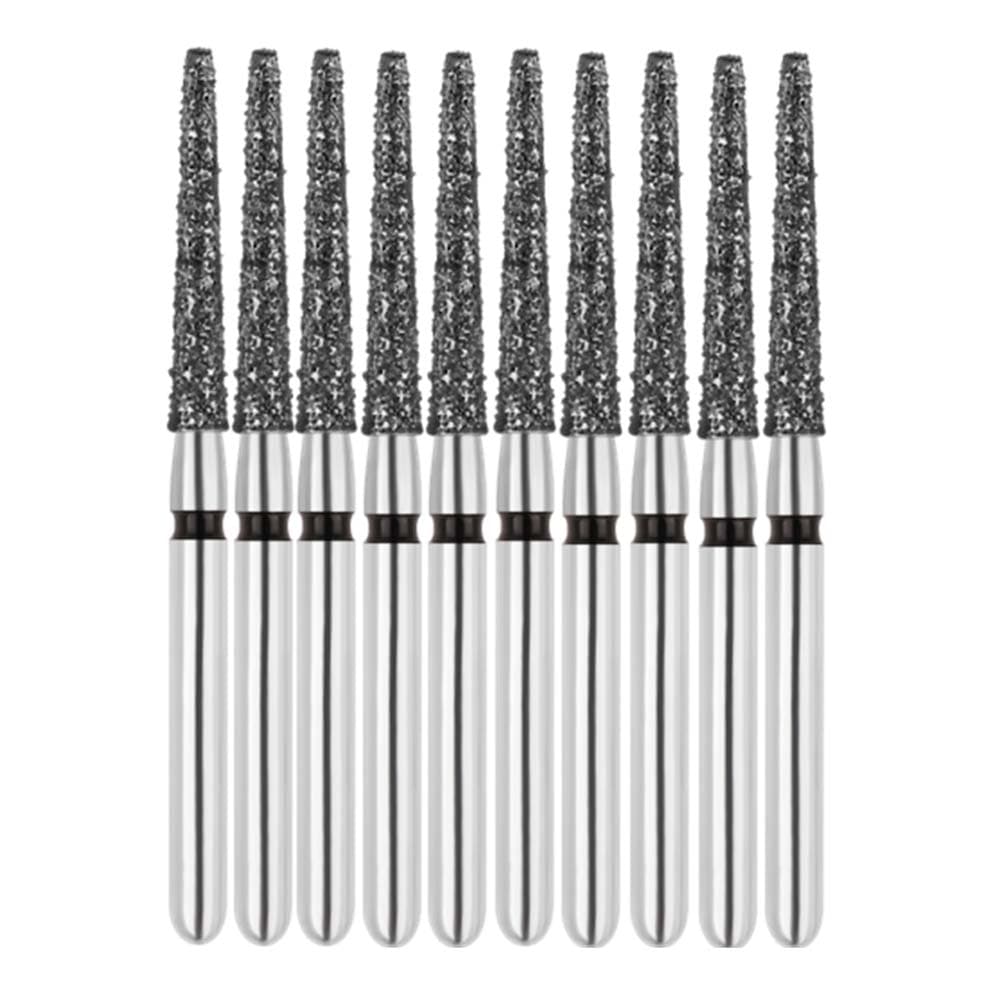 Vakker FG #848.014 Super Coarse Grit Flat End Taper Diamond Bur, 10/Pk - Vakker FG #848.014 Super Coarse Grit Flat End Taper Diamond Bur, 10/Pk - Image 1