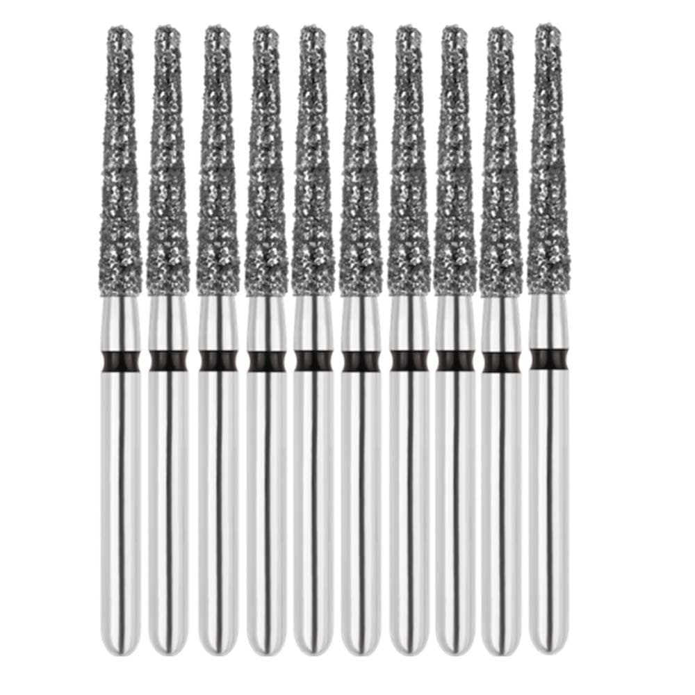 Vakker FG #848.016 Super Coarse Grit Flat End Taper Diamond Bur, 10/Pk - Vakker FG #848.016 Super Coarse Grit Flat End Taper Diamond Bur, 10/Pk - Image 1
