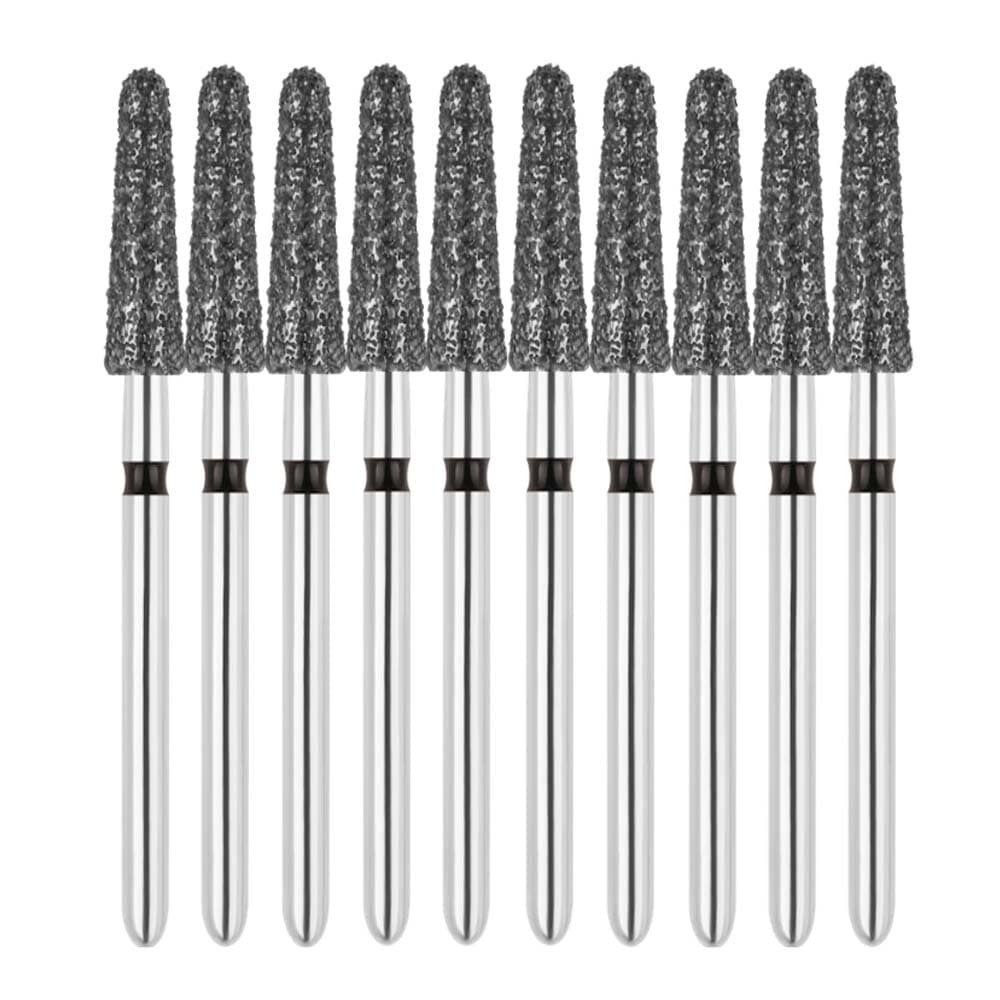 Vakker FG #855.025 Super Coarse Grit Round End Taper Diamond Bur, 10/Pack - Vakker FG #855.025 Super Coarse Grit Round End Taper Diamond Bur, 10/Pk - Image 1