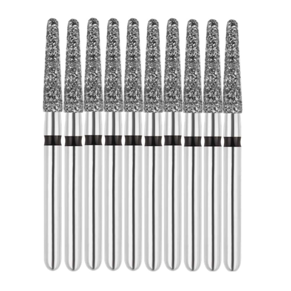 Vakker FG #856.016 Super Coarse Grit Round End Taper Diamond Bur, 10/Pk - Vakker FG #856.016 Super Coarse Grit Round End Taper Diamond Bur, 10/Pk - Image 1