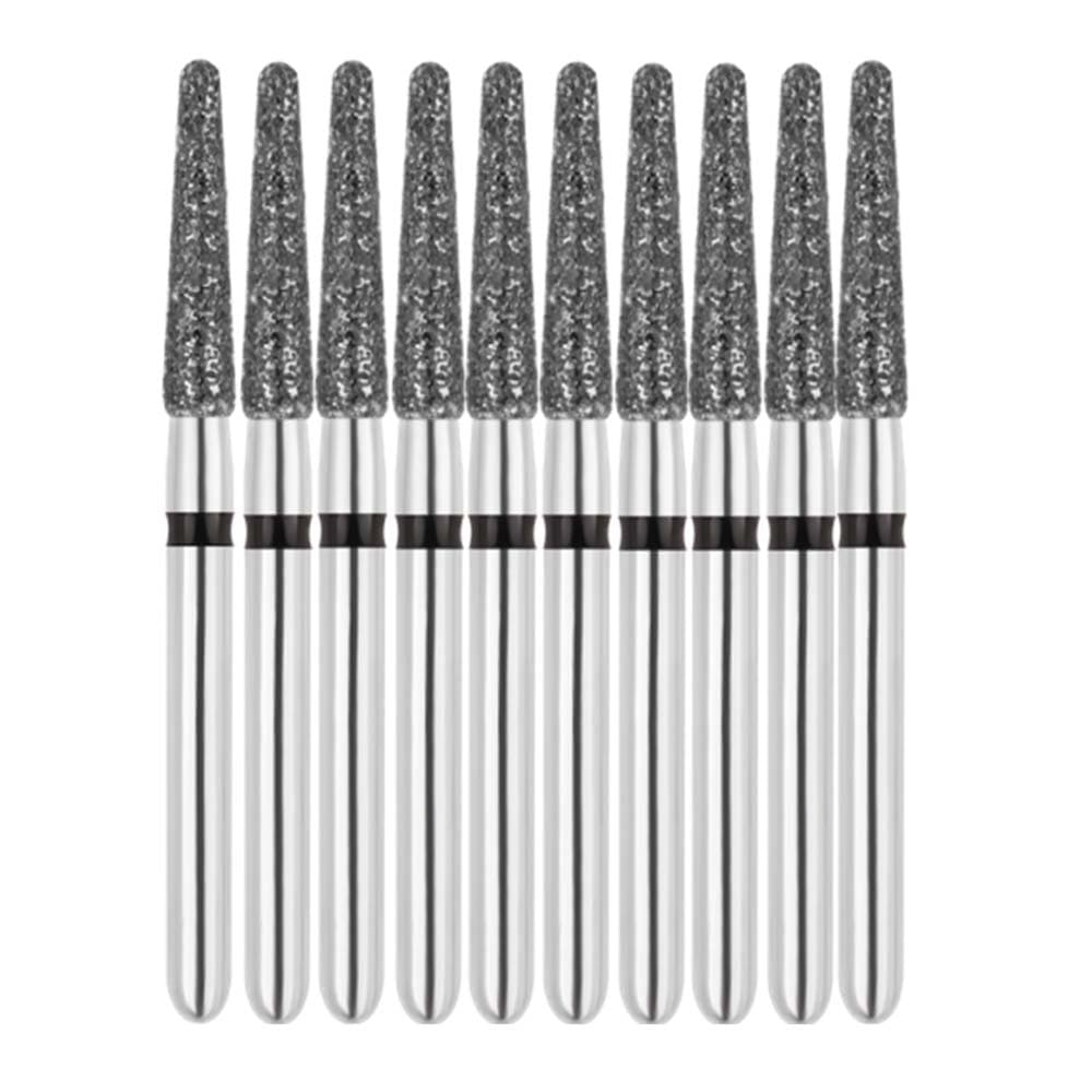 Vakker FG #856.018 Super Coarse Grit Round End Taper Diamond Bur, 10/Pk - Vakker FG #856.018 Super Coarse Grit Round End Taper Diamond Bur, 10/Pk - Image 1