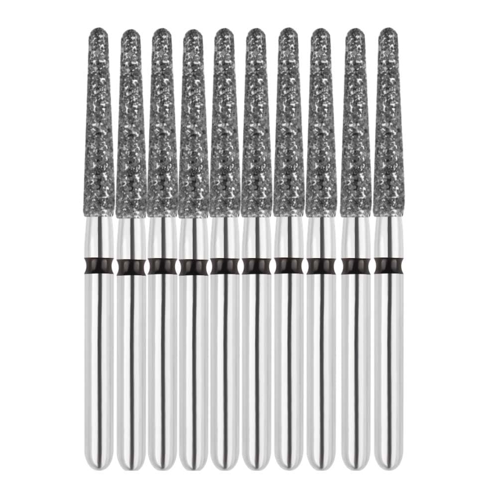 Vakker FG #856L.016 Super Coarse Grit Round End Taper Diamond Bur, 1.6mm Head, 10/Pk - Vakker FG #856L.016 Super Coarse Grit Round End Taper Diamond Bur, 10/Pk - Image 1
