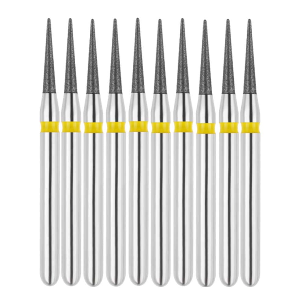 Vakker FG #852.012 Super Fine Grit Christmas Tree Shaped Diamond Bur, 10/Pk - Vakker FG #852.012 Super Fine Grit Christmas Tree Shaped Diamond Bur, 10/Pk - Image 1