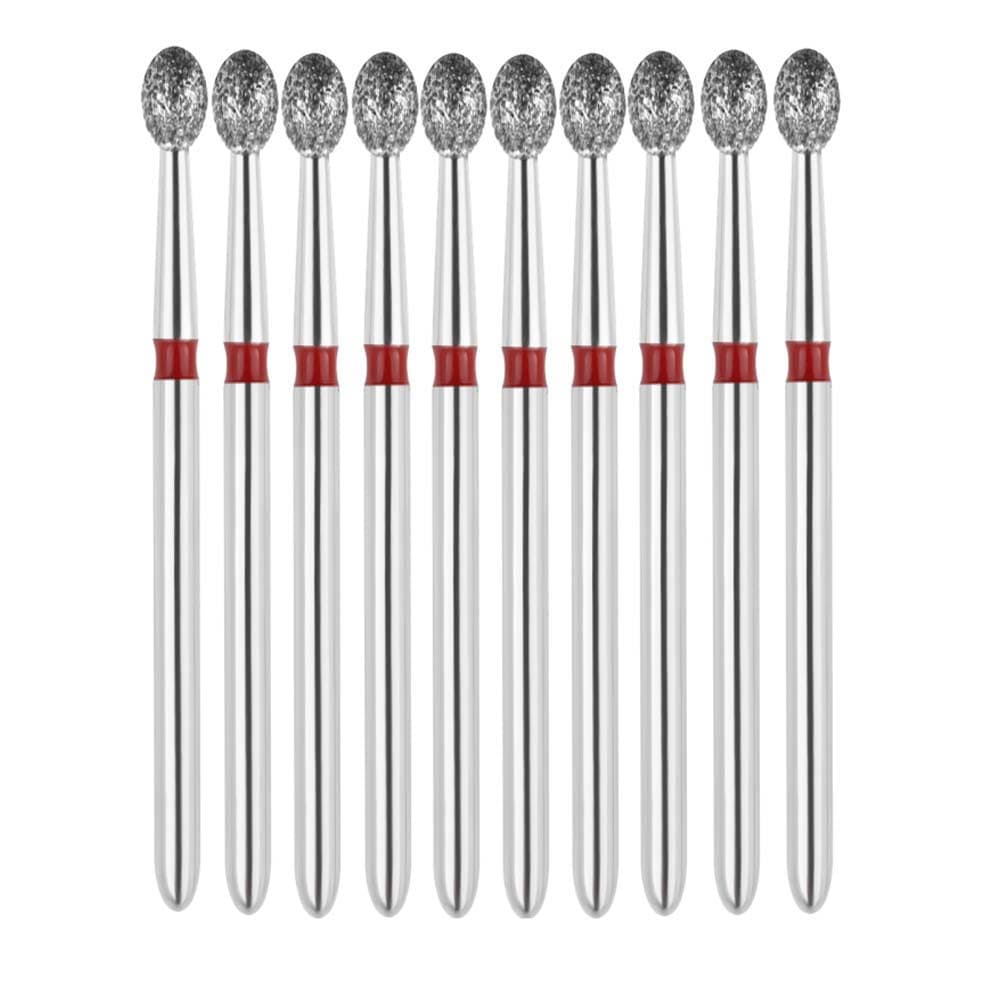 Vakker FG #801.012 Fine Grit Round Diamond Bur, 1.2mm Head, 19mm Overall Length, 10/Pk - Vakker FG #801.012 Fine Grit Round Diamond Bur, 10/Pk - Image 1