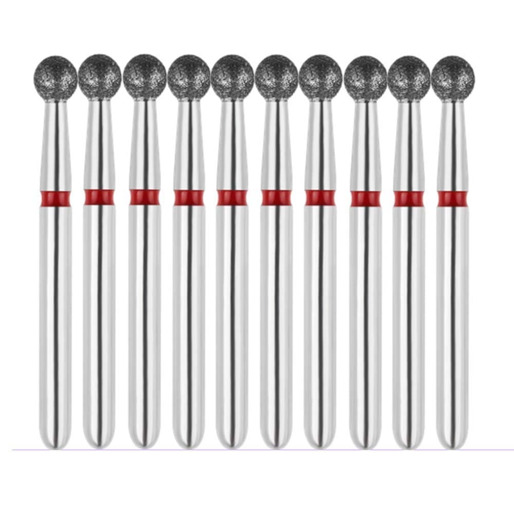 Vakker FG #801.022 Fine Grit Round Diamond Bur, 60 µm, 2.2mm Head, 10/Pk - Vakker FG #801.022 Fine Grit Round Diamond Bur, 10/Pk - Image 1