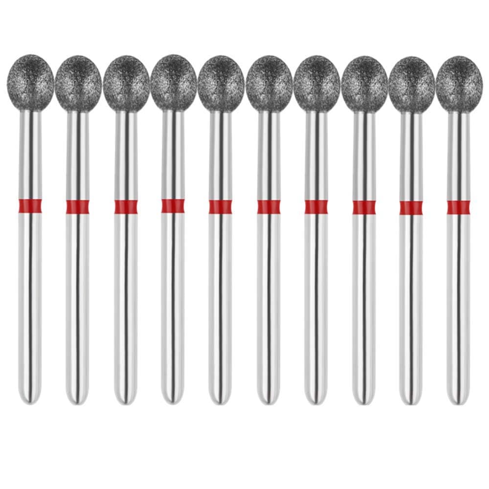 Vakker FG #801.032 Fine Grit Round Diamond Bur, 60µm, 3.2mm Head, 10/Pk - Vakker FG #801.032 Fine Grit Round Diamond Bur, 10/Pk - Image 1