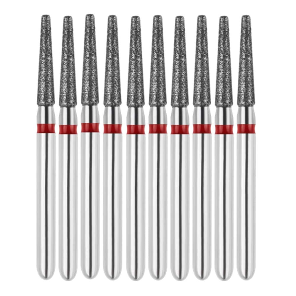 Vakker FG #846.016 Fine Grit Flat End Taper Diamond Bur, 60 µm, 1.6 mm Head Diameter, 10/Pk - Vakker FG #846.016 Fine Grit Flat End Taper Diamond Bur, 10/Pk - Image 1