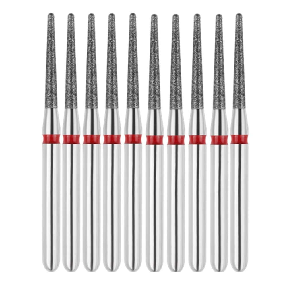 Vakker FG #847.012 Fine Grit Flat End Taper Diamond Bur, 60 µm, 10/Pk - Vakker FG #847.012 Fine Grit Flat End Taper Diamond Bur, 10/Pk - Image 1