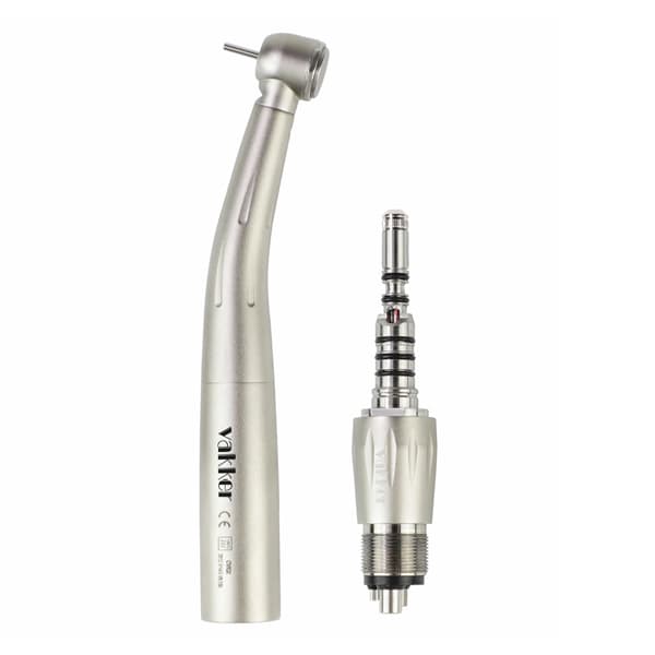 Vakker VK100 Push Button Fiber Optic High-Speed Handpiece & Quick Coupler with Light Generator - Vakker VK100 Fiber Optic Handpiece & Quick Coupler with Light Generator. - Image 1
