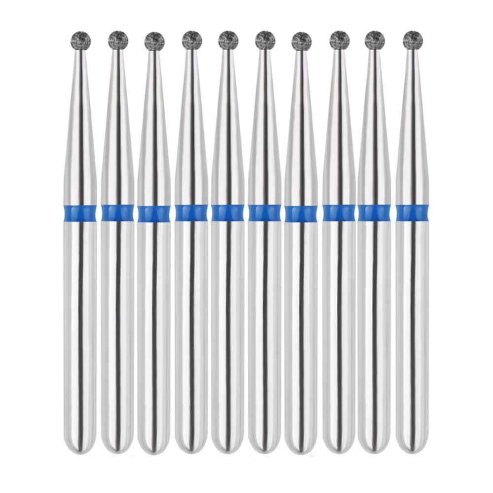 Vakker FG #801.010 Medium Grit Round Diamond Bur, 1.0mm Head, 10/Pk - Vakker FG #801.010 Medium Grit Round Diamond Bur, 10/Pk - Image 1