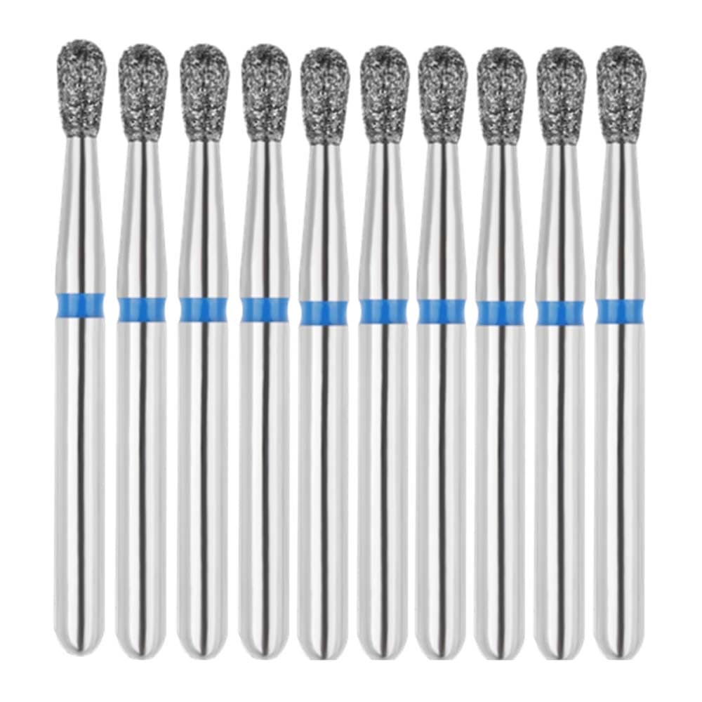 Vakker FG #830.016 Medium Grit Pear Shaped Diamond Bur, 10/Pk - Vakker FG #830.016 Medium Grit Pear Shaped Diamond Bur, 10/Pk - Image 1