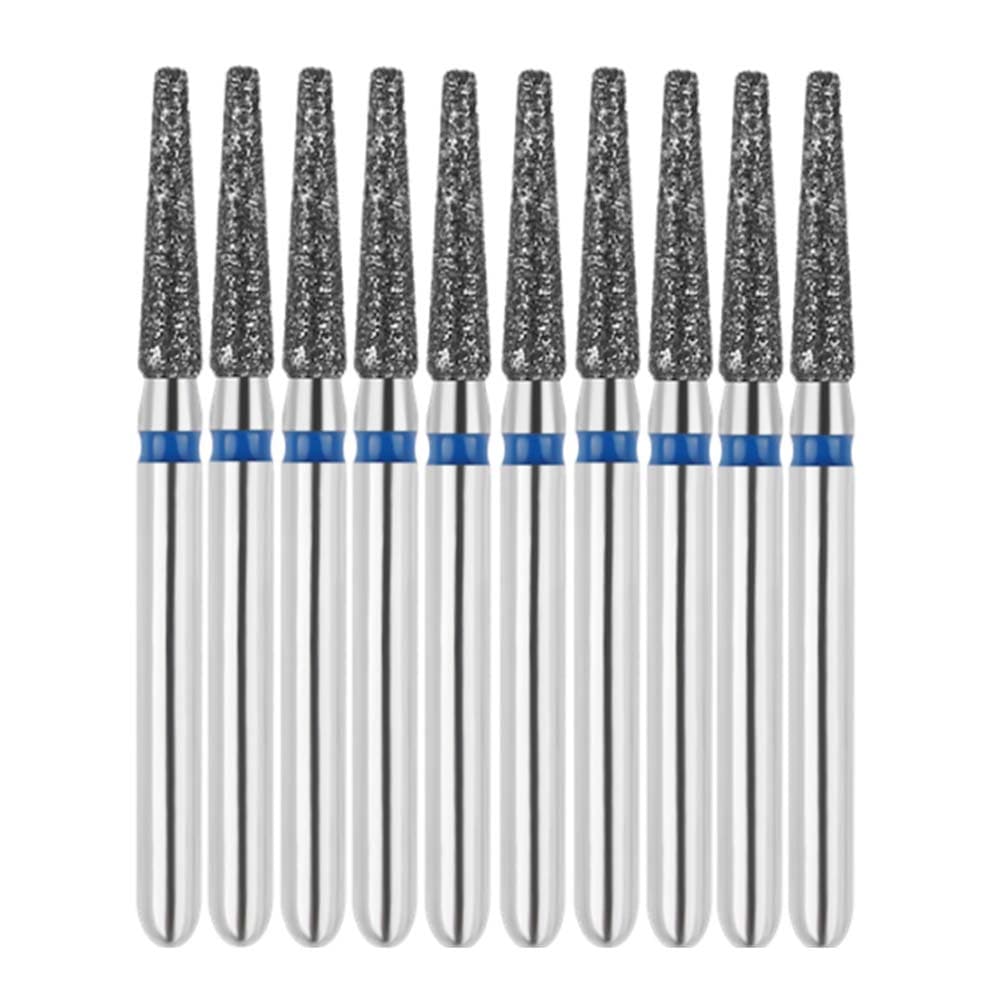 Vakker FG #846.016 Medium Grit Flat End Taper Diamond Bur, 10/Pack - Vakker FG #846.016 Medium Grit Flat End Taper Diamond Bur, 10/Pk - Image 1