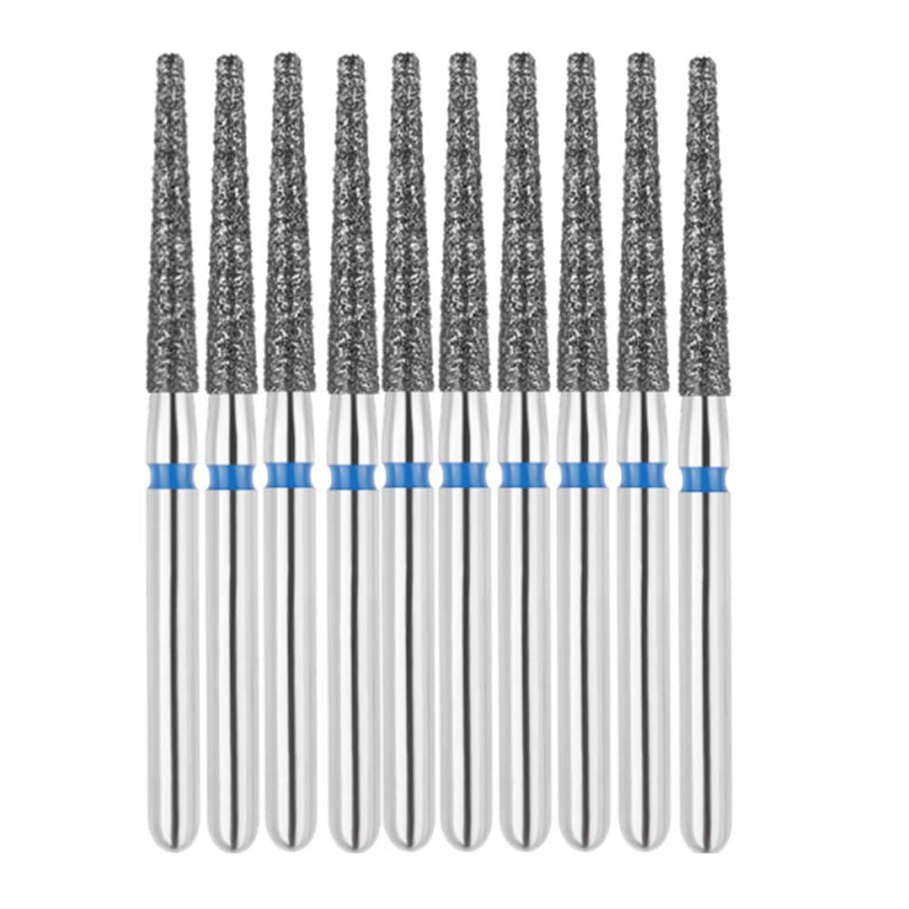 Vakker FG #848.016 Medium Grit Flat End Taper Diamond Bur, 10/Pk - Vakker FG #848.016 Medium Grit Flat End Taper Diamond Bur, 10/Pk - Image 1