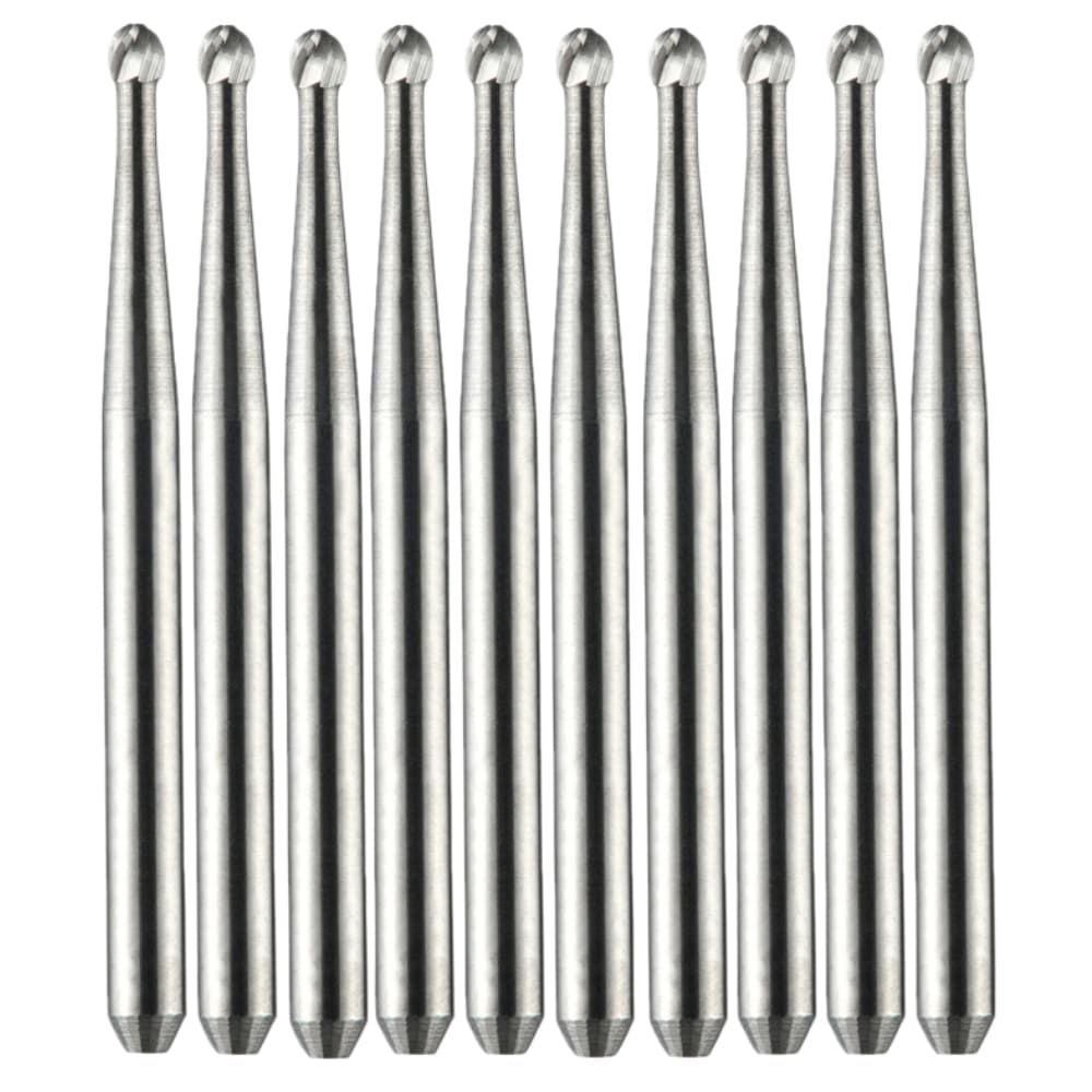 Vakker FG #3 Carbide Bur, 1.6mm Shank, 1.2mm Head, 10/Pk - Vakker FG #3 Carbide Bur, 10/Pk - Image 1