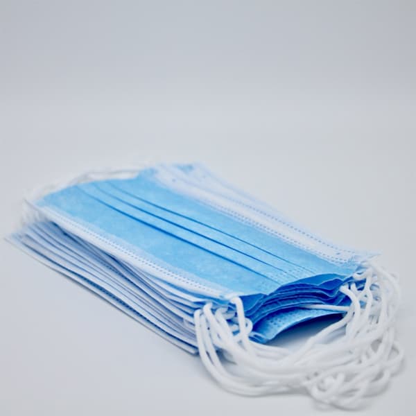 Valdent USA Pleated Earloop Face Mask, Blue, 3-Ply, Fluid Resistant, 50/Box - Valdent USA Pleated Earloop Mask - Blue, 50/Bx. Fluid Resistant, Soft, 3-Ply - Image 1