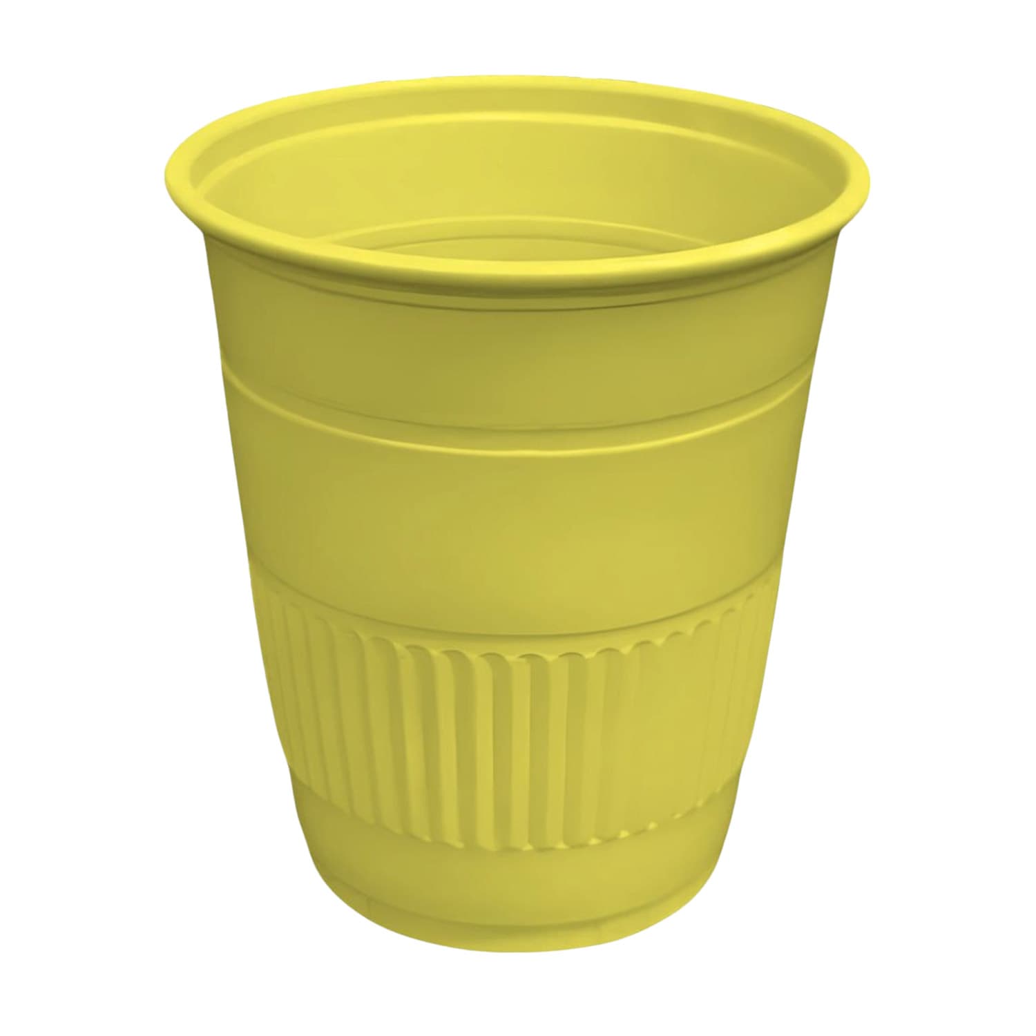 Valdent USA Plastic 5 oz Drinking Cups, Yellow, 1000/Case - Valdent USA Plastic 5 oz Drinking Cups, Yellow, 1000/Case - Image 1