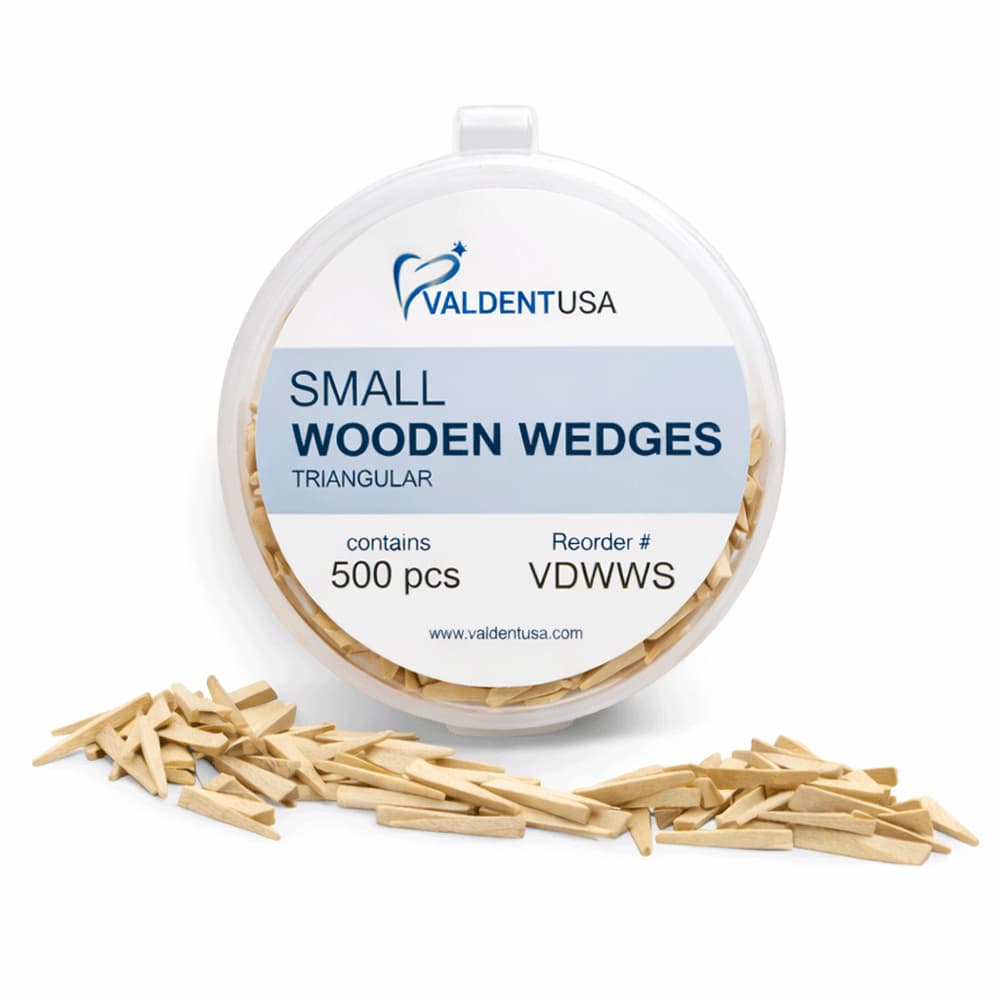 Valdent USA Matrix Wooden Wedges, Natural, Small, 500/Pk - Valdent USA Matrix Wooden Wedges, Natural, Small, 500/Pk - Image 1